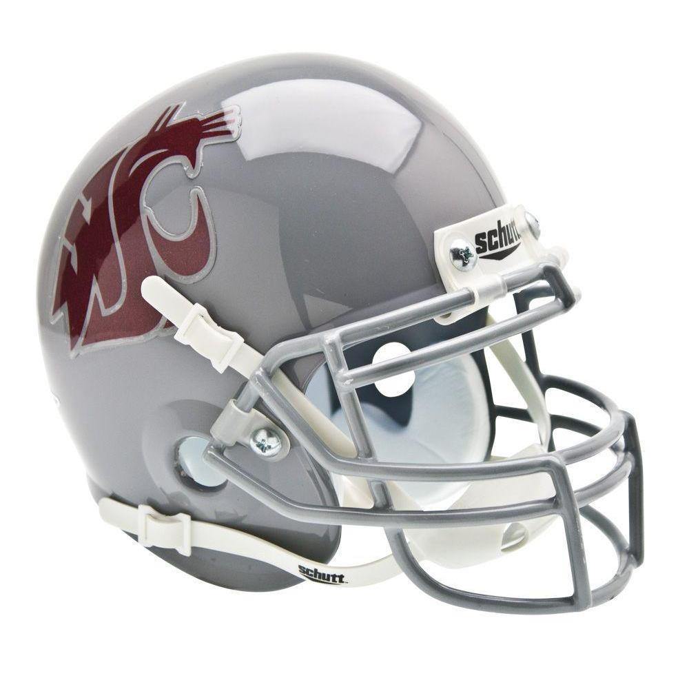 Washington State Cougars College Football Mini Helmet - Authentic Collectible with Display Stand - Perfect for Fans, Memorabilia Collections & Game Room Decor (FANZ Collectibles)