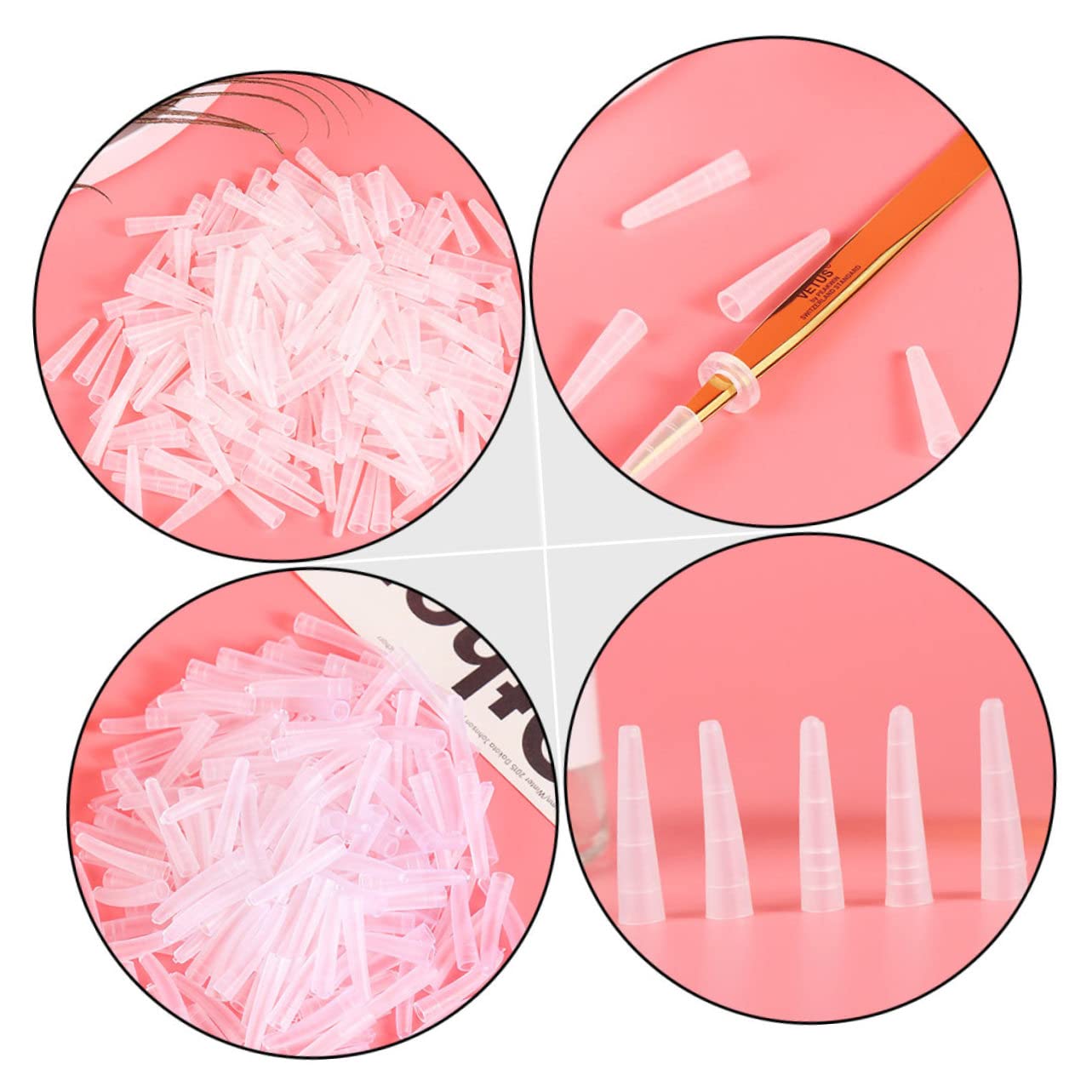 Professional 30-Piece Eyelash Extension Forceps Set with Tip Covers - Portable Beauty Tools for Lash Artists | Perfect for Salon, Home Use & Travel