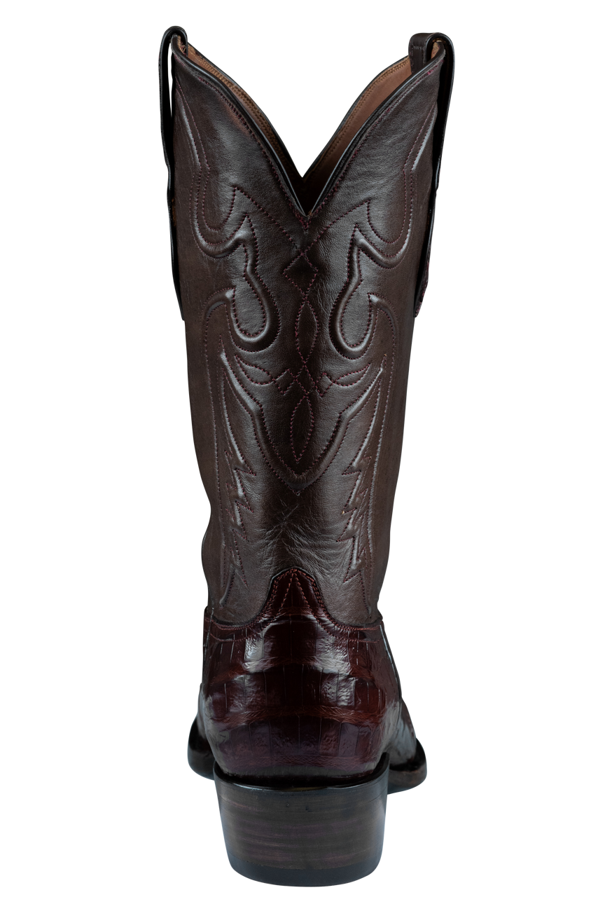 Premium Black Jack Select Caiman Belly Cowboy Boots - Italian Red Leather | Western Fashion, Rodeo & Country Style Footwear for Men & Women