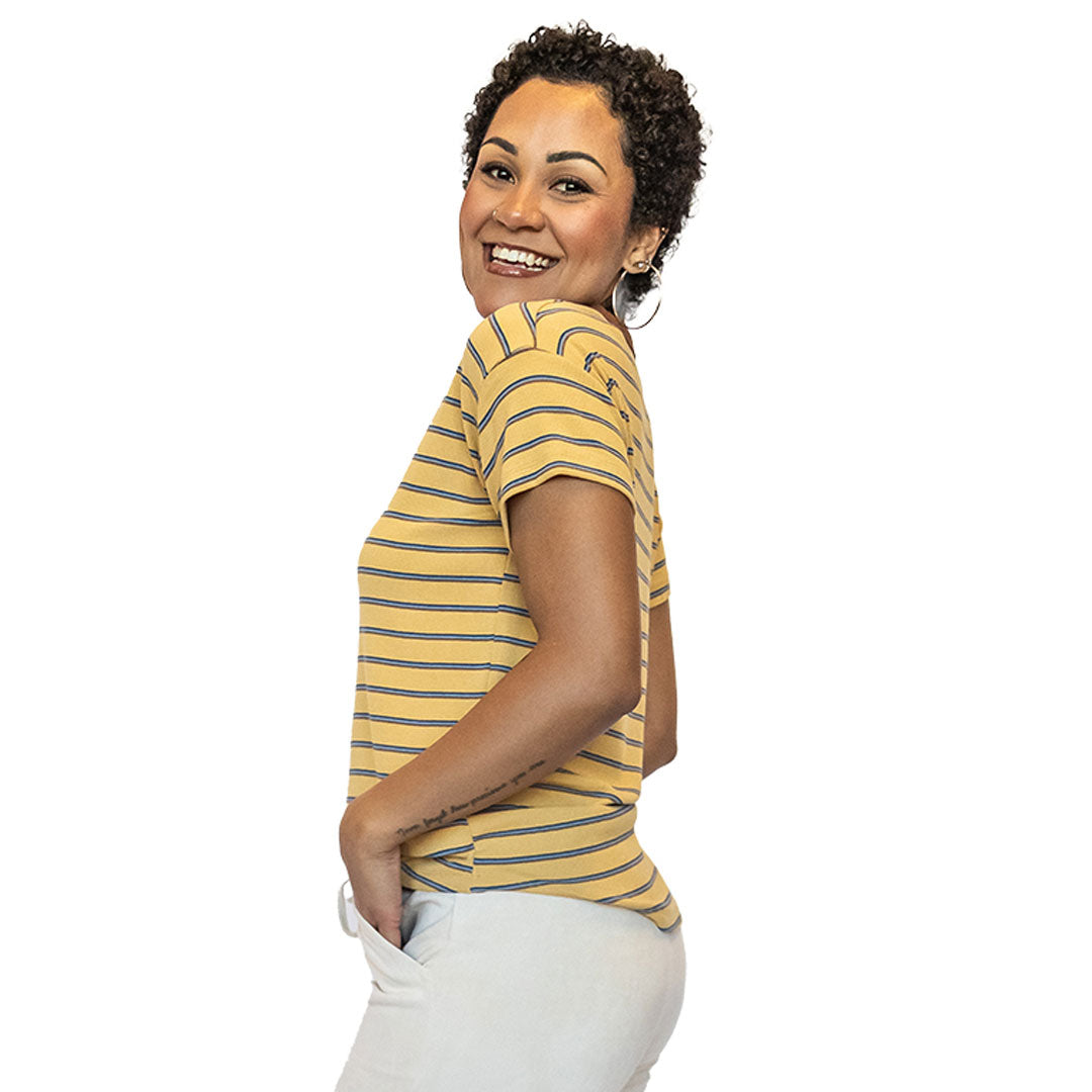 Stylish Striped Knit Top for Women - Trendy Casual & Layering Essential - Perfect for Office, Outings & Everyday Wear