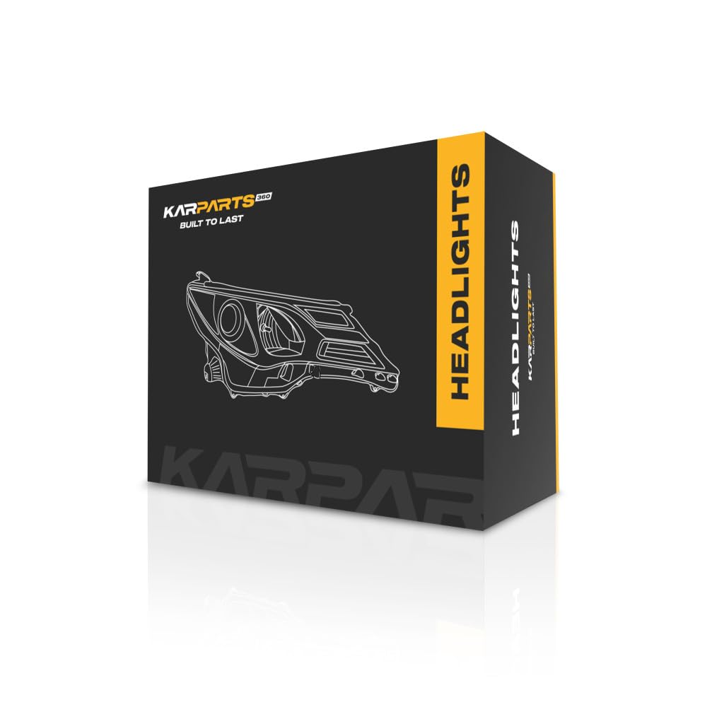 Jeep Compass Headlight Assembly Pair (2013-2017) - Driver & Passenger Side with Black Trim | OEM Standard Type CH2502246 + CH2503246 | Perfect for Night Driving & Off-Road Adventures