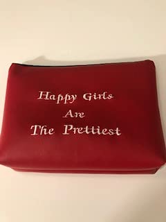 Audrey Hepburn Inspired Tote Bag - Stylish Cosmetic Bag for Women (Red) | Perfect for Travel, Work & Everyday Use