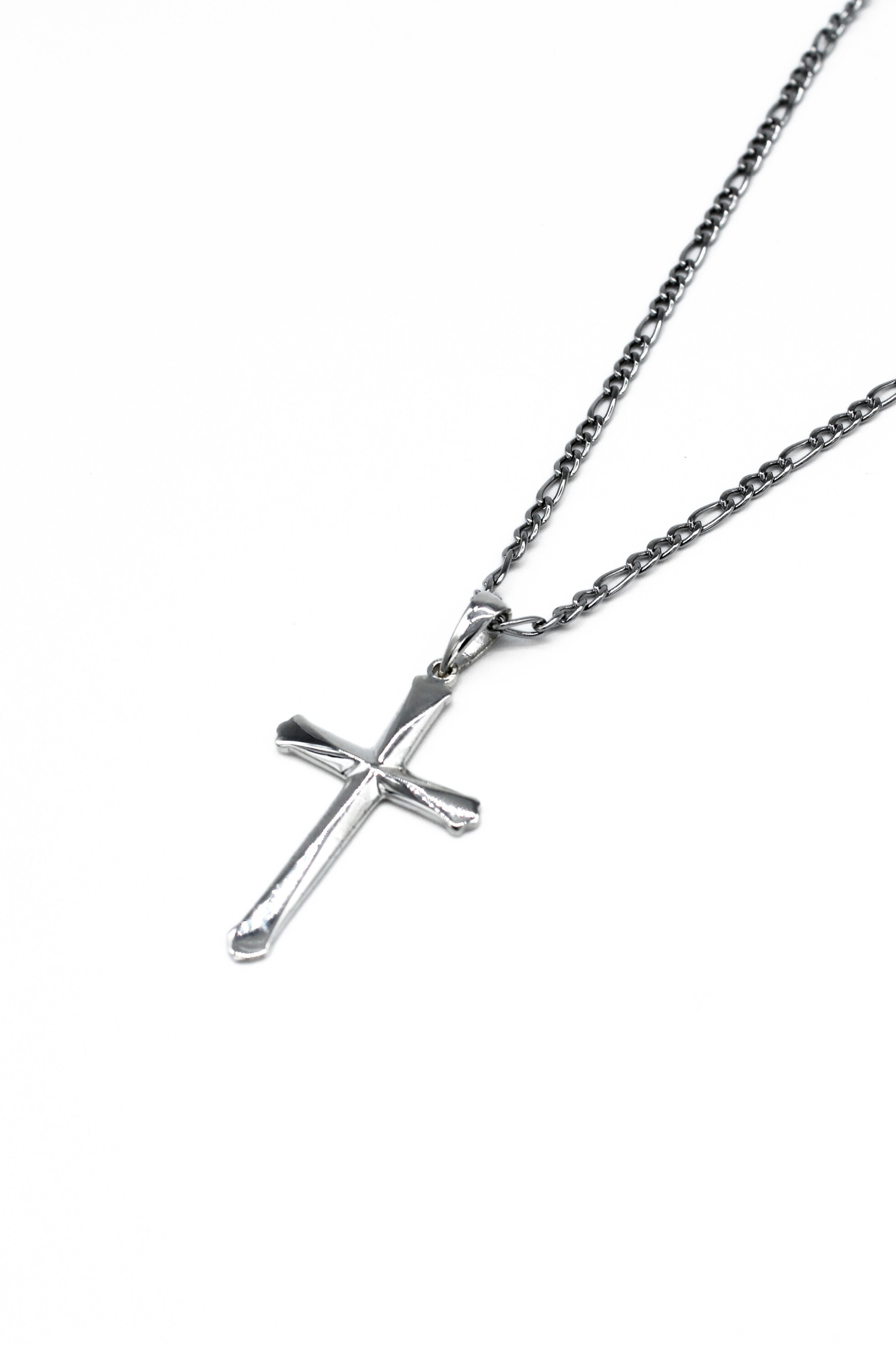 Stylish Cross Pendant Necklace for Women - Elegant Religious Jewelry Gift for Baptism, First Communion & Everyday Wear