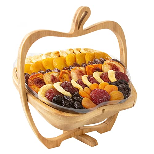 Premium Dried Fruit Gift Basket - Healthy Gourmet Assortment with Nuts - Perfect Holiday, Birthday & Anniversary Gift for Mom, Dad, Corporate Events - Great for Office Snacks, Healthy Desserts & Thoughtful Gifting - Oh! Nuts