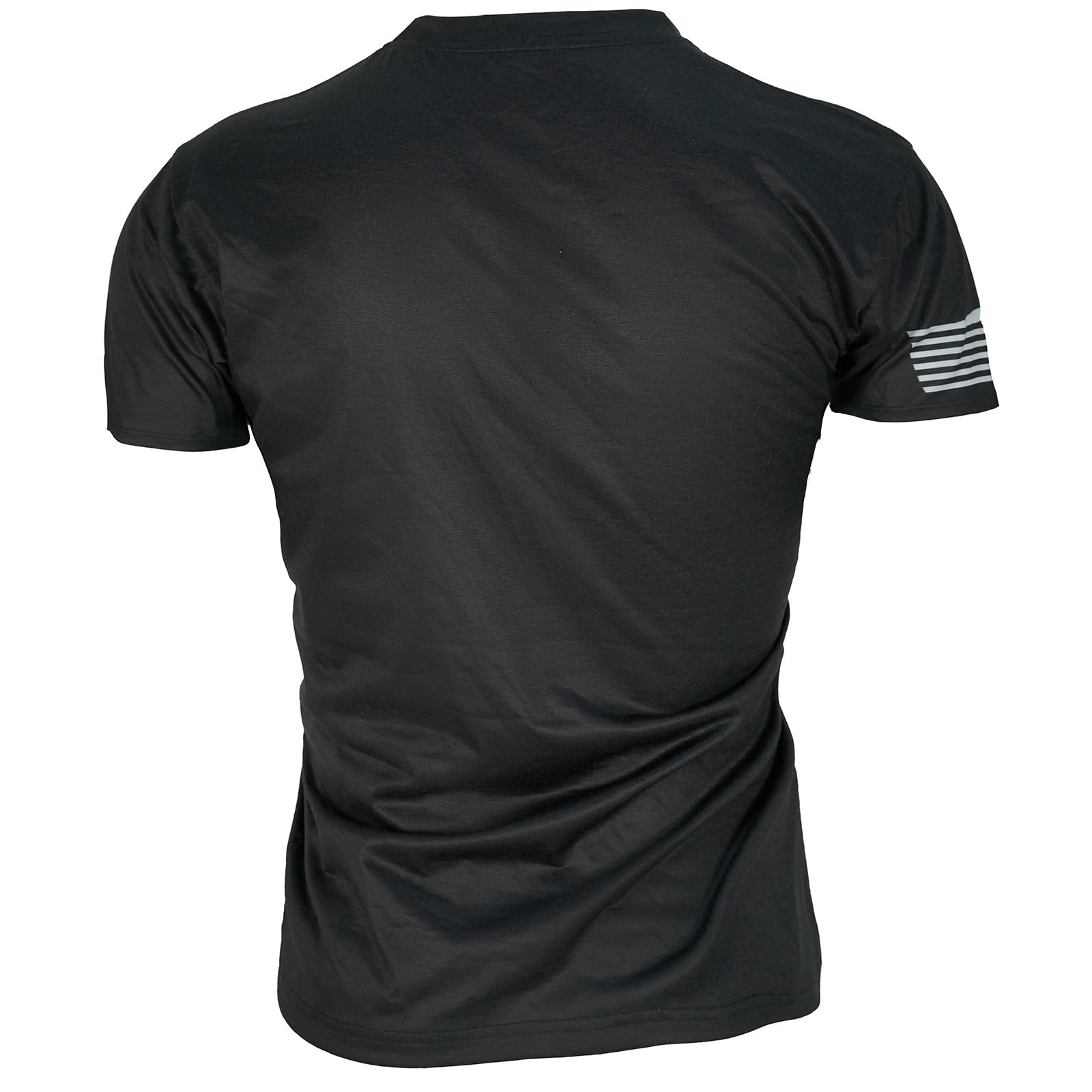 American Patriotic Flag Men's T-Shirt - USA Flag Print Cotton Tee for Independence Day, Memorial Day & Veterans Day Celebrations