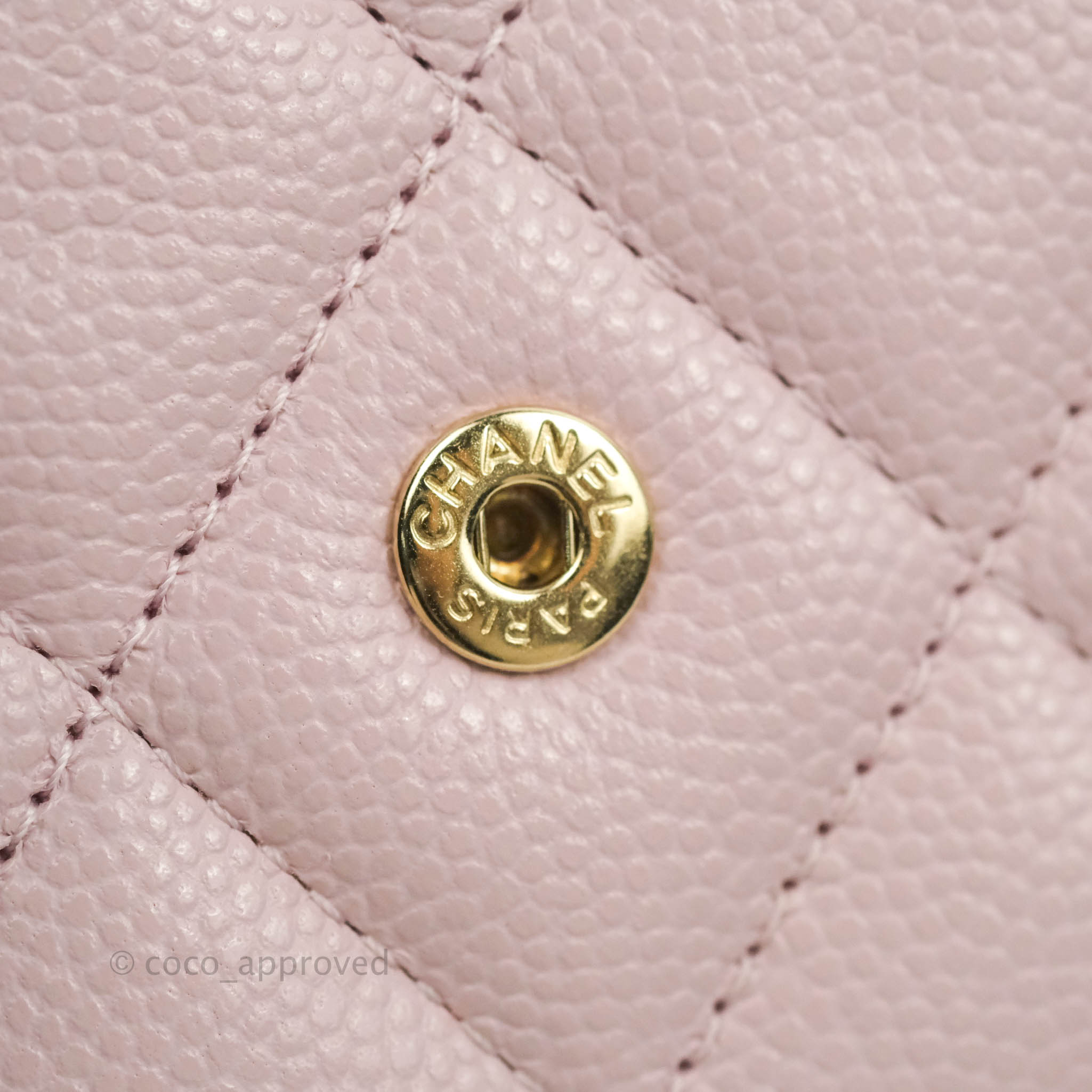 Chanel Classic Flap Wallet in Pink Caviar Leather with Gold Hardware - Luxury Designer Wallet for Women | Perfect for Everyday Use, Parties & Special Occasions