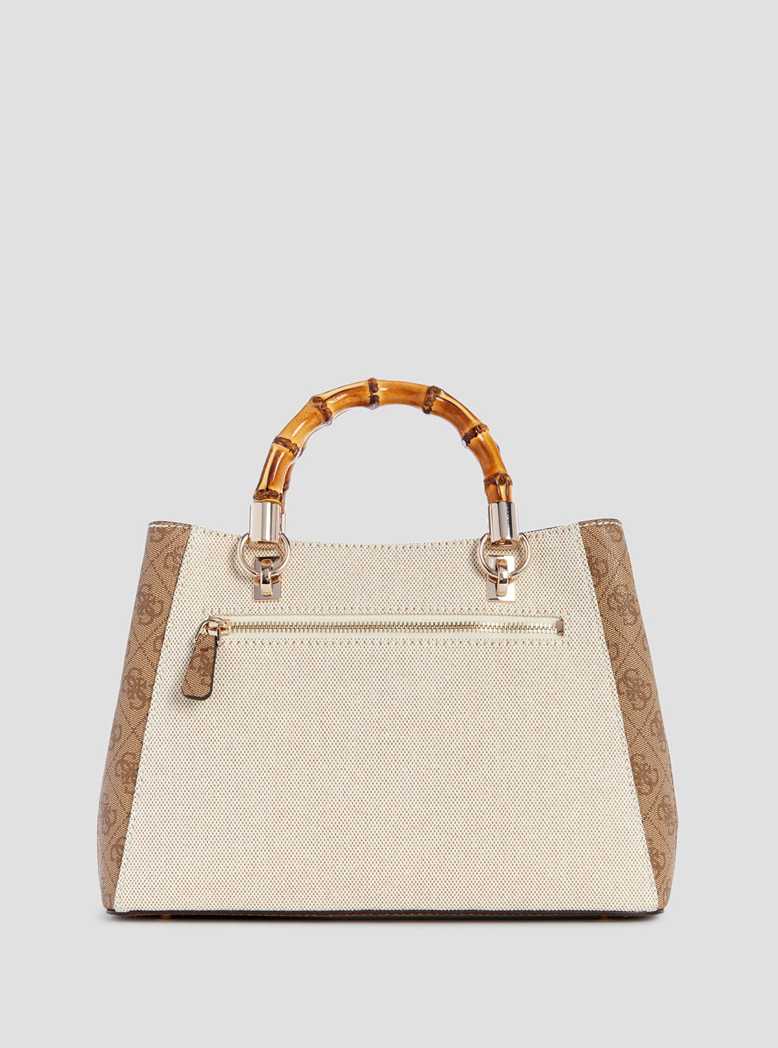 Stylish Brown Kerima Bamboo Satchel Handbag for Women - Eco-Friendly Vegan Leather Crossbody Purse - Perfect for Work, Travel & Everyday Use