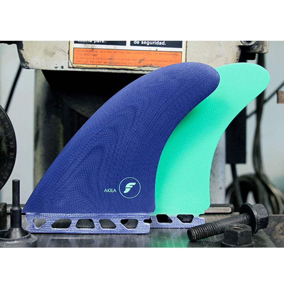 Futures TWIN Akila Aipa Twin Surfboard Fins - High-Performance Twin Fin Set for Shortboards & Fish Surfboards - Perfect for Small Waves and Smooth Carving