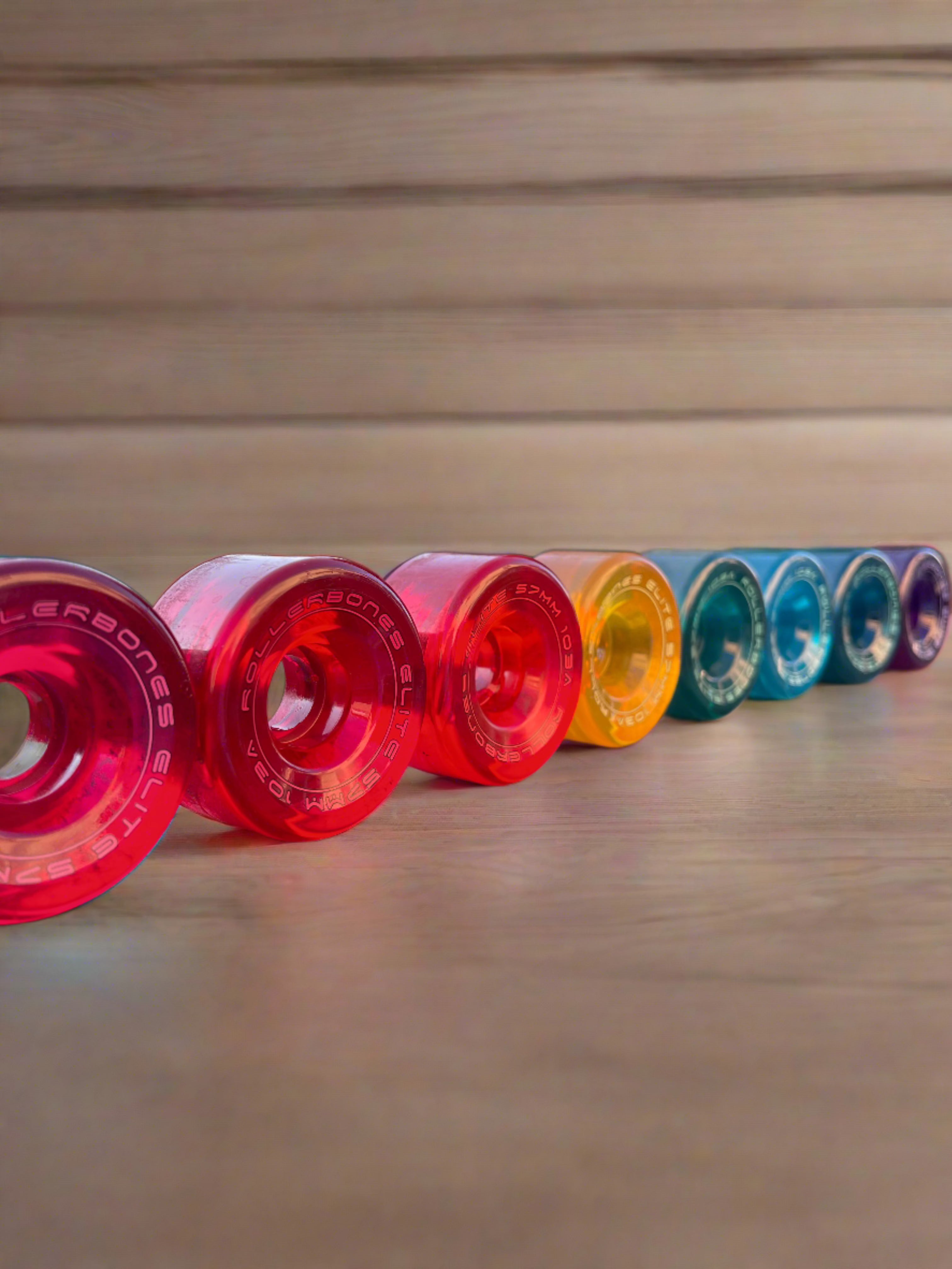 Custom Dyed Roller Skate Wheels - Personalized Color Options for Artistic Skaters | Perfect for Derby, Rink & Outdoor Roller Skating