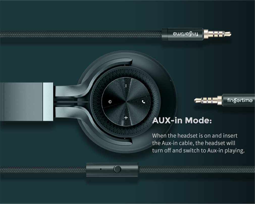 Premium Wireless ANC Noise Cancelling Headphones - Bluetooth 5.0 Over-Ear Foldable Headset with Built-in Mic, Hi-Fi Sound & 28H Playtime - Perfect for Travel, Office & Home Entertainment (Black)