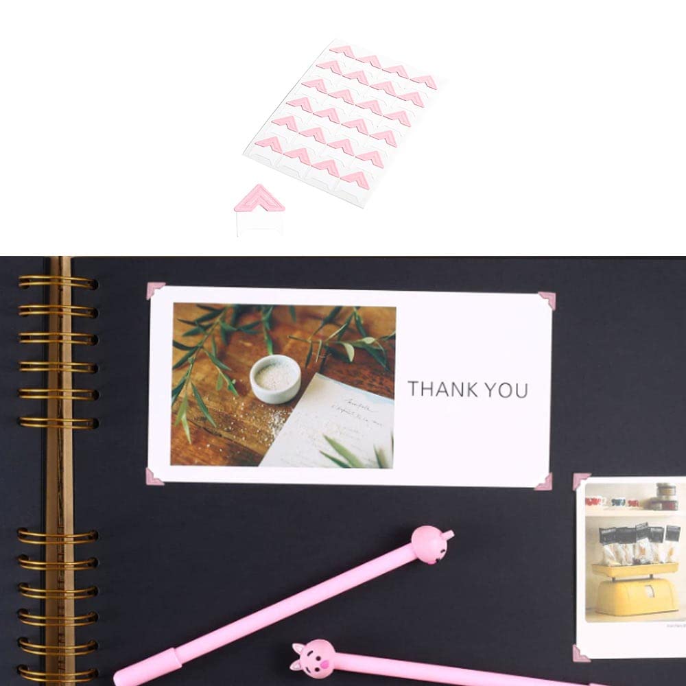 360PCS Self-Adhesive Photo Corners & Mounting Stickers - Acid-Free for Scrapbooking, Photo Albums, Journals, Memory Books - Perfect for DIY Projects, Travel Scrapbooks & Home Decor