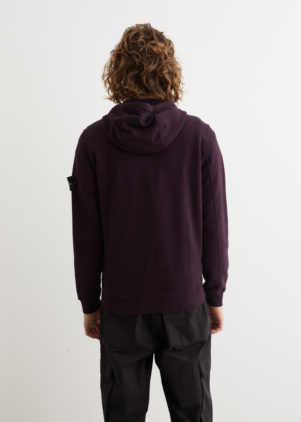 Badge Zip Front Hooded Sweatshirt - Stylish Pullover with Front Zipper & Hood - Perfect for Casual Wear, Outdoor Activities & Street Fashion
