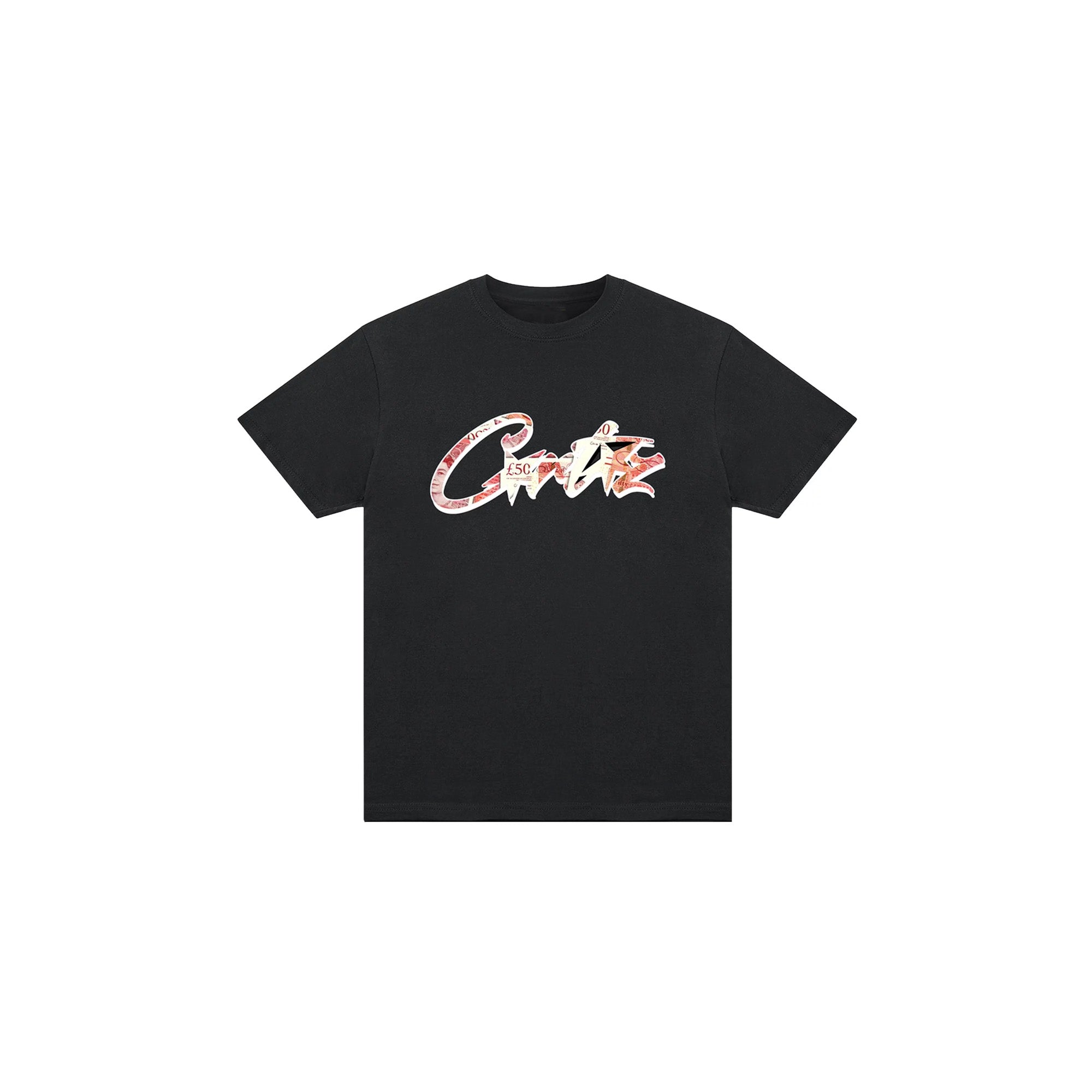 Corteiz Money on My Mind Graphic T-Shirt for Men - Black Cotton Streetwear Tee - Perfect for Casual Wear, Hip Hop Fashion & Urban Lifestyle