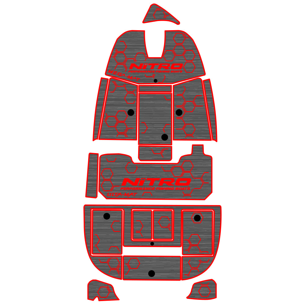 Hennessey Outdoors Ulta Mat Boat Flooring for 2017-2019 Nitro Z17 - Non-Slip Marine Deck Covering for Fishing & Water Sports