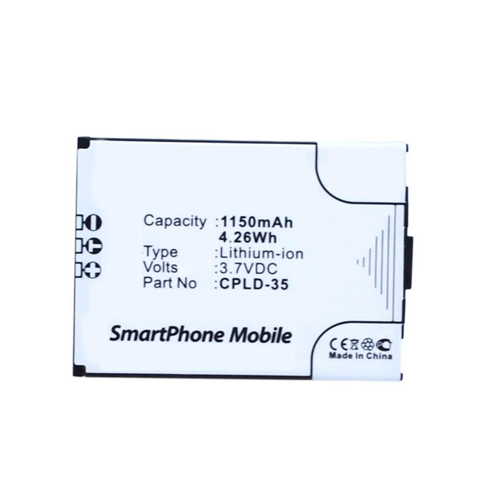 Synergy Digital Coolpad CPLD-35 Battery - 1150mAh Li-ion for Extended Use