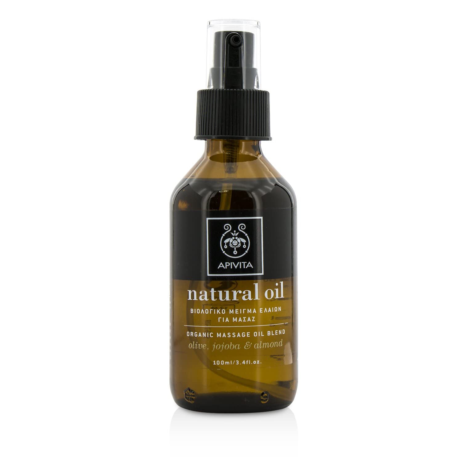 APIVITANATURAL Organic Massage Oil Blend - 100ml Natural Essential Oils for Relaxation & Aromatherapy | Perfect for Couples Massage, Spa Treatments & Stress Relief