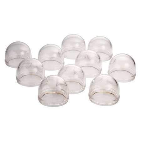 10-Pack Plastic Dome Camera Heads - Security Surveillance for Indoor/Outdoor Use - Ideal for Home, Office & Business Security Systems