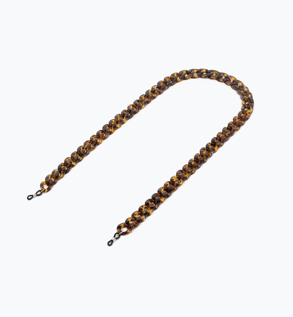 Chunky Acetate Eyeglass Chain 700mm - Stylish Reading Glasses Holder for Women & Men - Perfect for Reading, Working, and Fashion Accessories