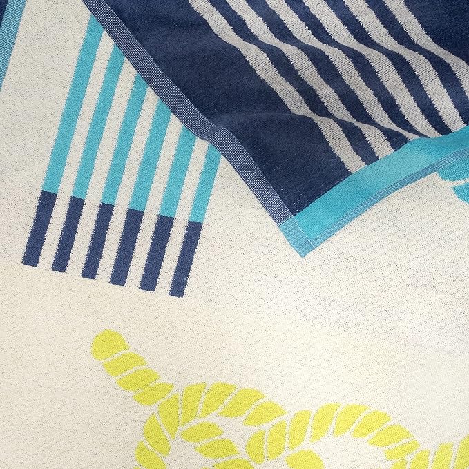 Premium Oversized 2-Piece Beach Towel Set - Soft Quick-Dry Sand-Free Towels for Pool, Boat & Beach | Perfect for Swimming, Sunbathing & Water Sports