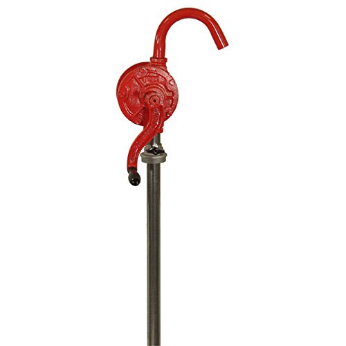 TIM-74 Rotary Hand Pump - Heavy Duty Cast Iron Manual Oil Pump with 3/4