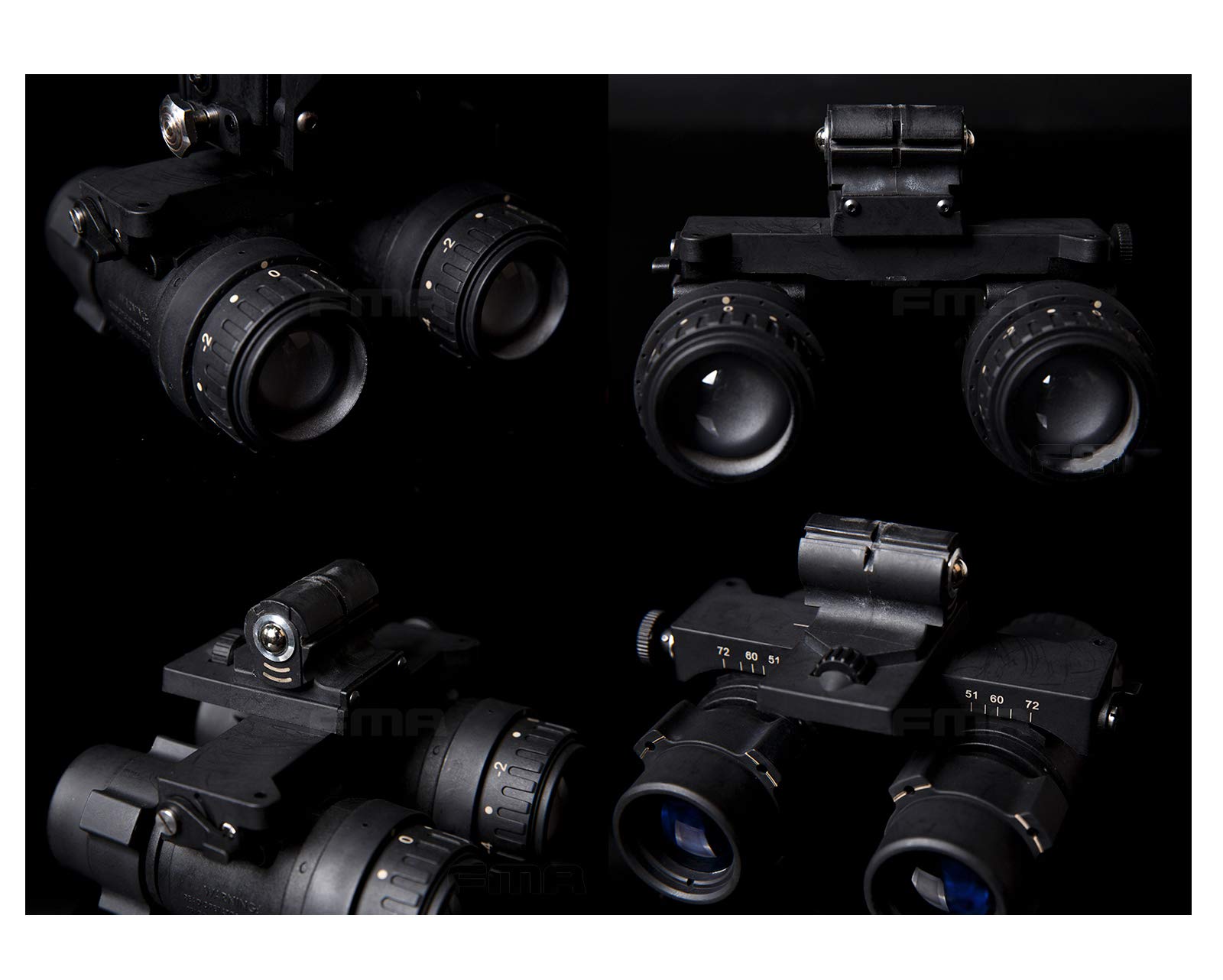 FMA Airsoft Tactical AVS 9 Night Vision Goggles - Dummy NVG Replica for Military Simulation & Airsoft Training (Model TB1270) - Perfect for Cosplay, Airsoft Games & Tactical Gear Collection