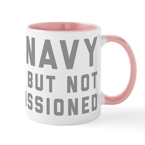 White/Pink Inside - US Navy Retired Not Decommission