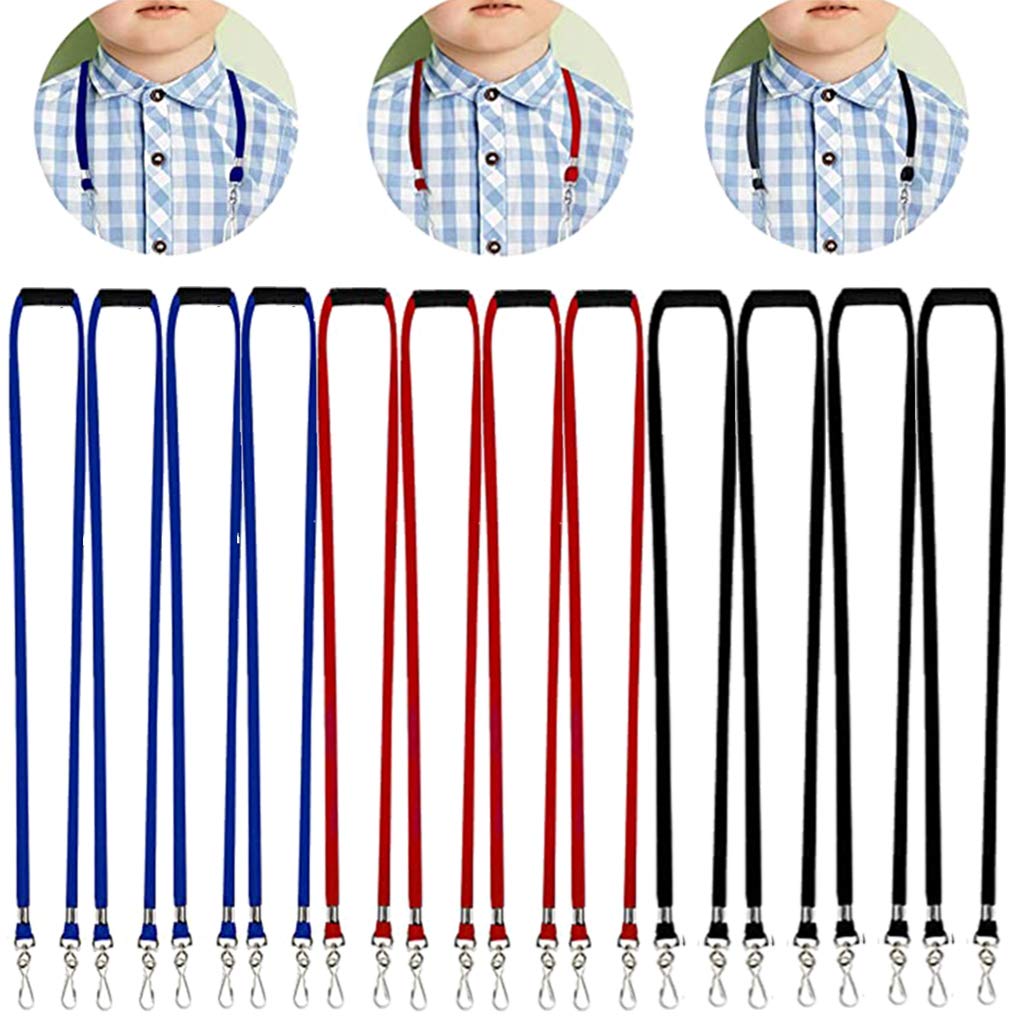 VIDELLY 12pcs Breakaway Mask Lanyards for Kids & Adults - Comfortable Neck Strap with Safety Clasp for School, Travel & Work