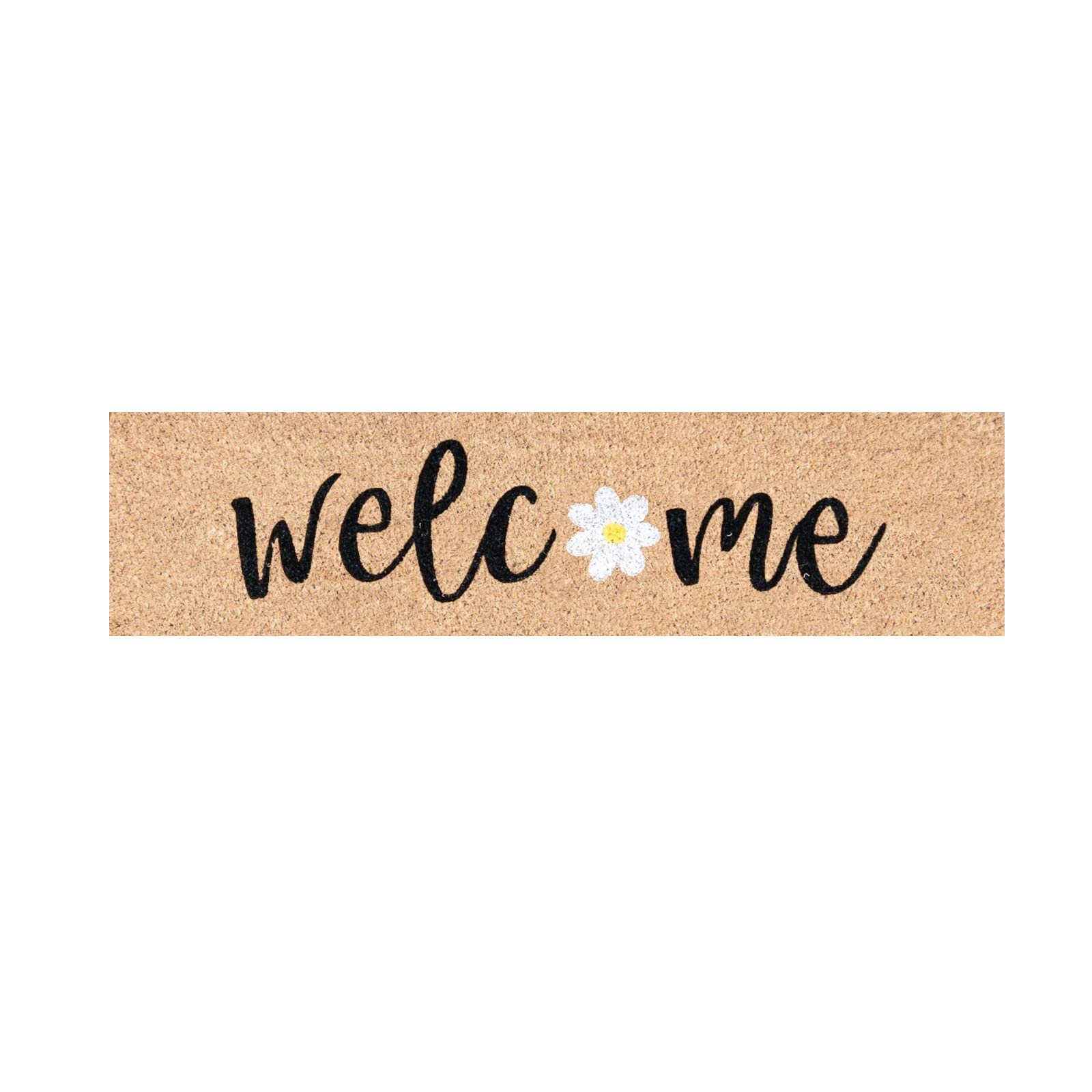 SKFVKAB Skinny & Narrow Doormat - Farmhouse Style Welcome Mat for Front Door, Stairs, Playhouse - Cozy Twin Flannel Blanket - Perfect for Entryway, Porch & Home Decor