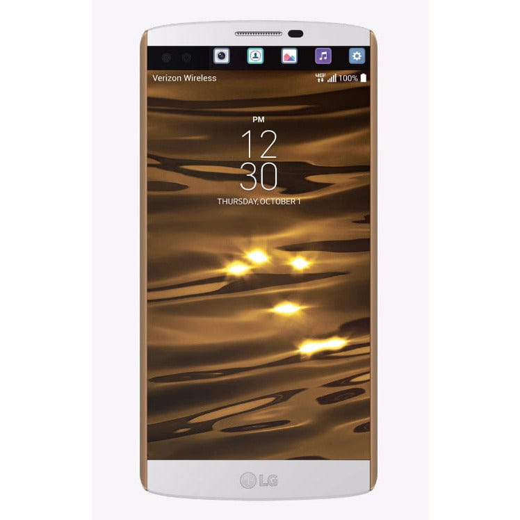 LG V10 H960A Unlocked Smartphone - 4G LTE Verizon GSM Compatible, 64GB Storage, White & Gold - Perfect for Business, Travel & Entertainment