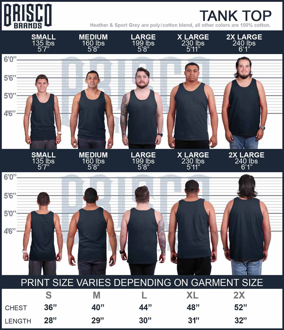 Brisco Brands Beast Gym Fitness Tank Top for Men - Sleeveless Workout Tee for Bodybuilding & Weightlifting | Perfect for Gym, CrossFit & Casual Wear