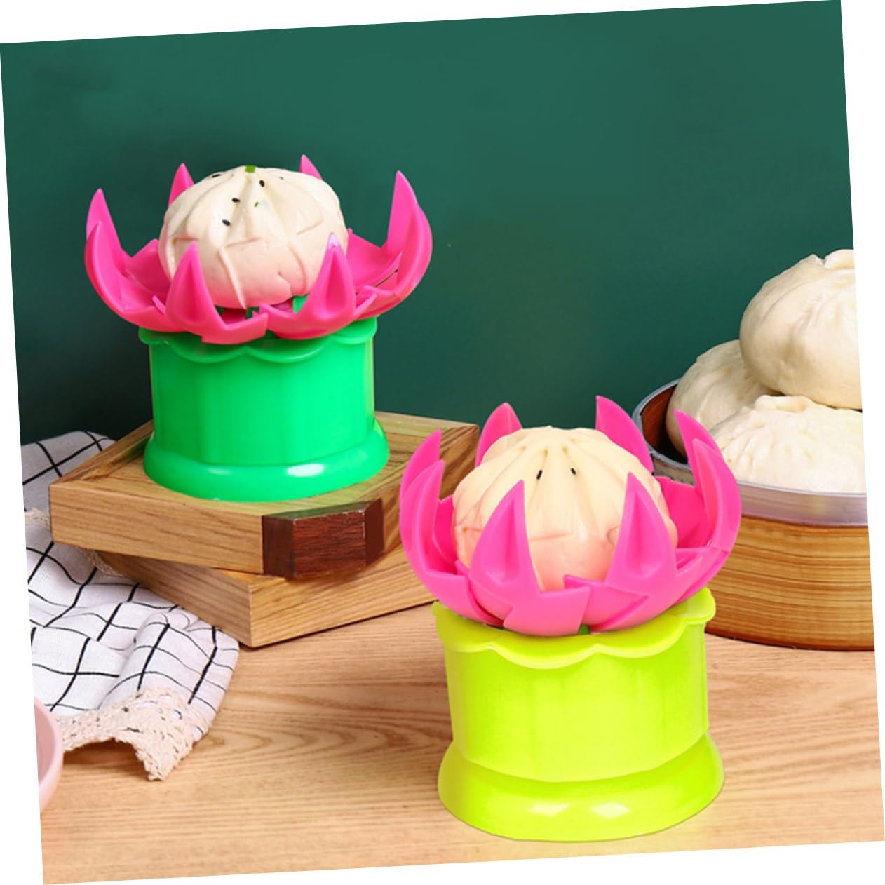 Premium Plastic Bun Mold - Professional Dumpling & Pie Maker for Baking, Steaming & Cooking - Perfect for Homemade Bao, Burritos & Pastries - Essential Kitchen Supplies for Asian & Western Cuisine - Ideal for Family Meals, Parties & Food Prep
