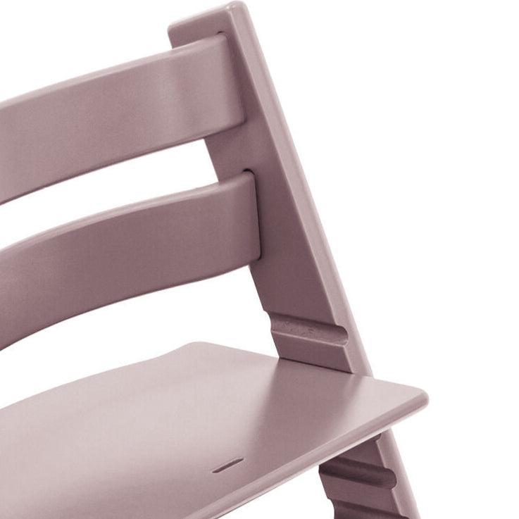 Stokke Tripp Trapp High Chair with Baby Set² - Adjustable Ergonomic Wooden Chair for Toddlers & Kids - Heather Mauve - Perfect for Dining, Learning & Playtime