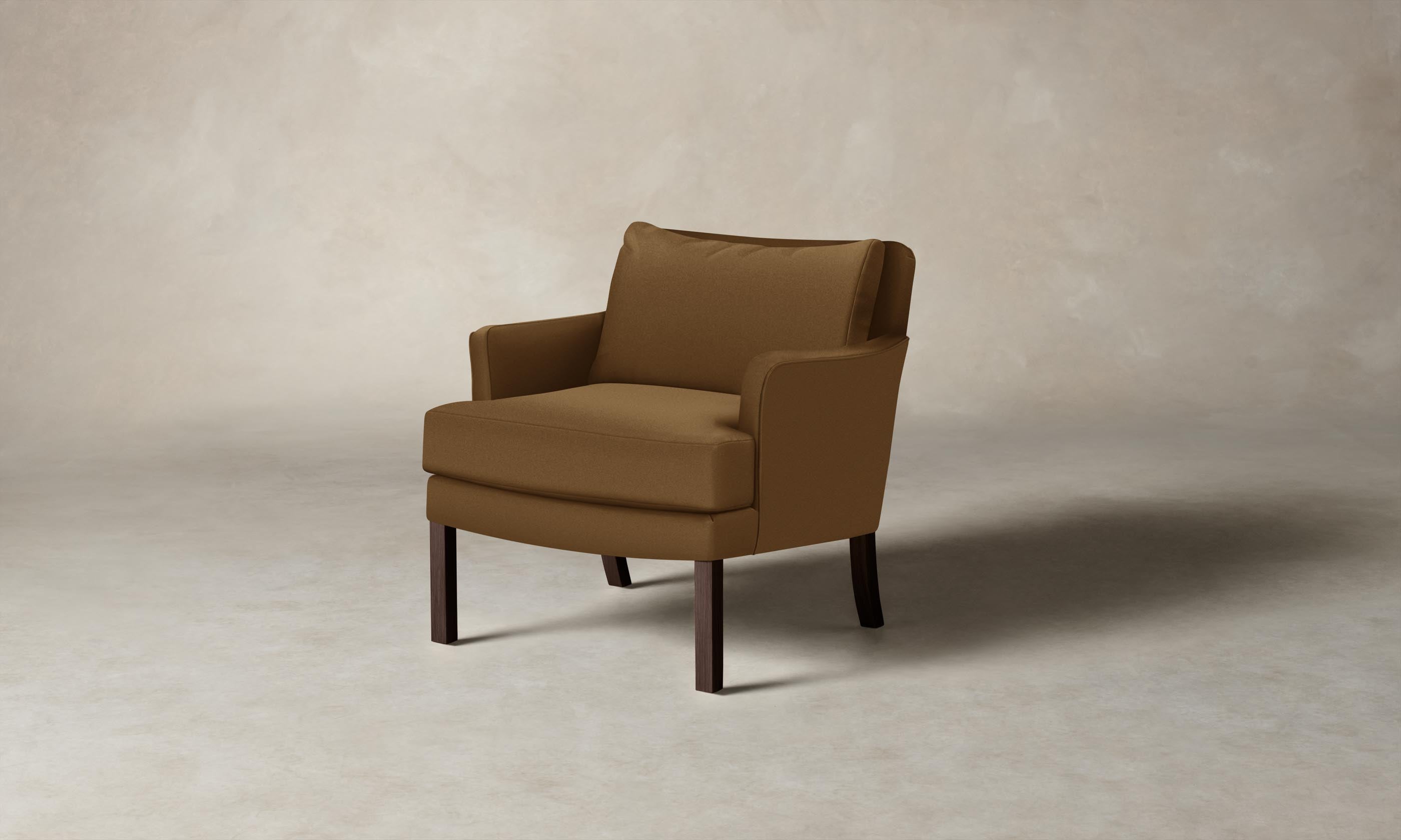Kaye Chair - Genuine Pebbled Leather Upholstery in Latte Brown - Perfect for Home Office, Living Room, and Dining Room Decor