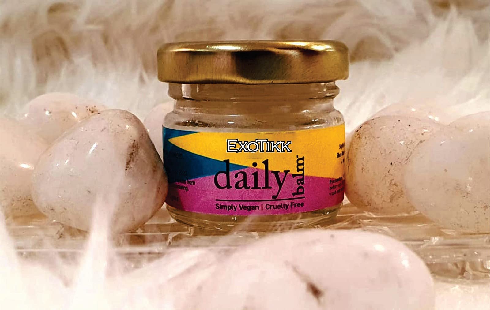 Exotikk Foot Cream & Daily Balm Body Lotion with Shea Butter & Coconut Oil - 35g & 25g Pack of 2 - Moisturizing Skincare for Dry Feet, Hands & Body - Perfect for Daily Hydration & Nighttime Care