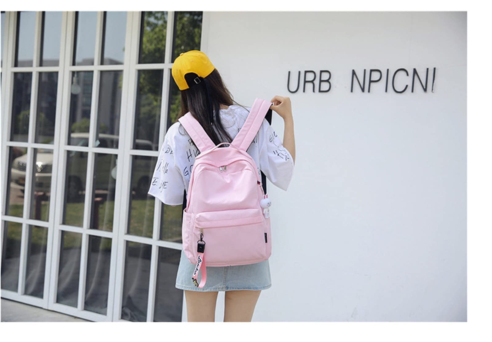 ISaikoy Anime Yuri on Ice Backpack - Stylish Laptop Shoulder Bag for School, College & Travel - Lightweight Daypack with Yuri Katsuki Design - Perfect for Cosplay, Conventions & Everyday Use