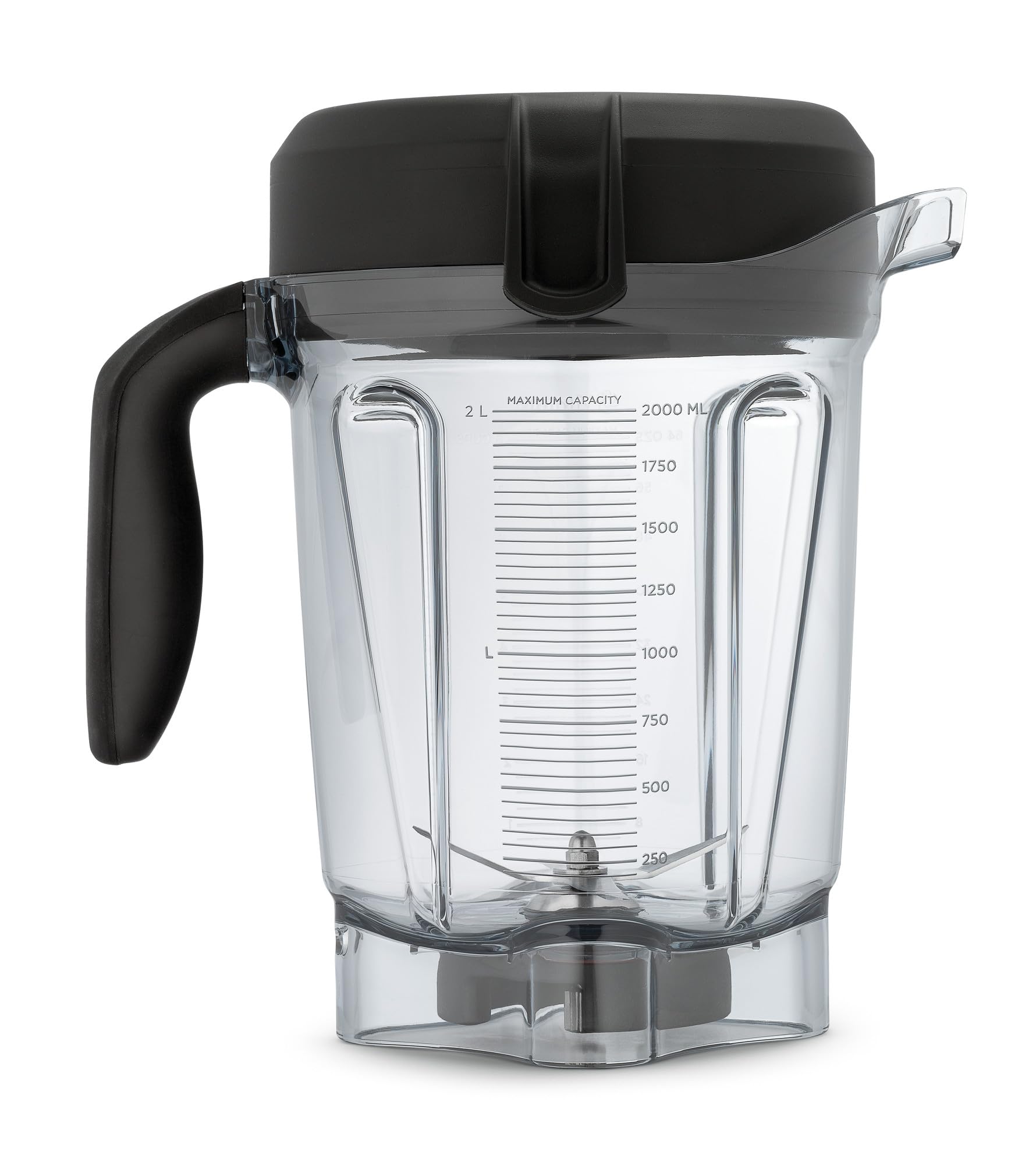 Vitamix 64oz Low-Profile Blender Container - Clear BPA-Free Replacement Pitcher for Smoothies, Soups & Nut Butters - Perfect for Vitamix 5200, 5300, 6300 & Professional Series Blenders