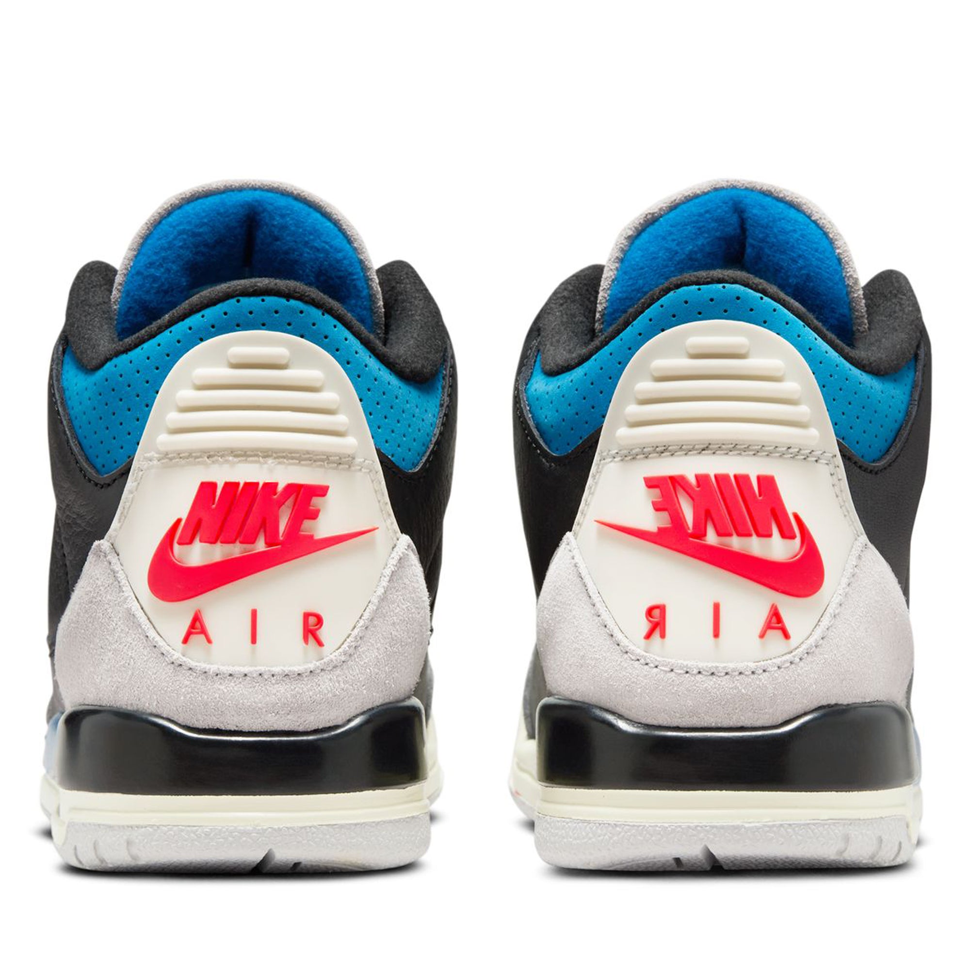 Air Jordan 3 Retro OG 'Rare Air' GS Sneakers - Black/Chile Red Basketball Shoes for Kids - Perfect for School, Sports & Casual Wear