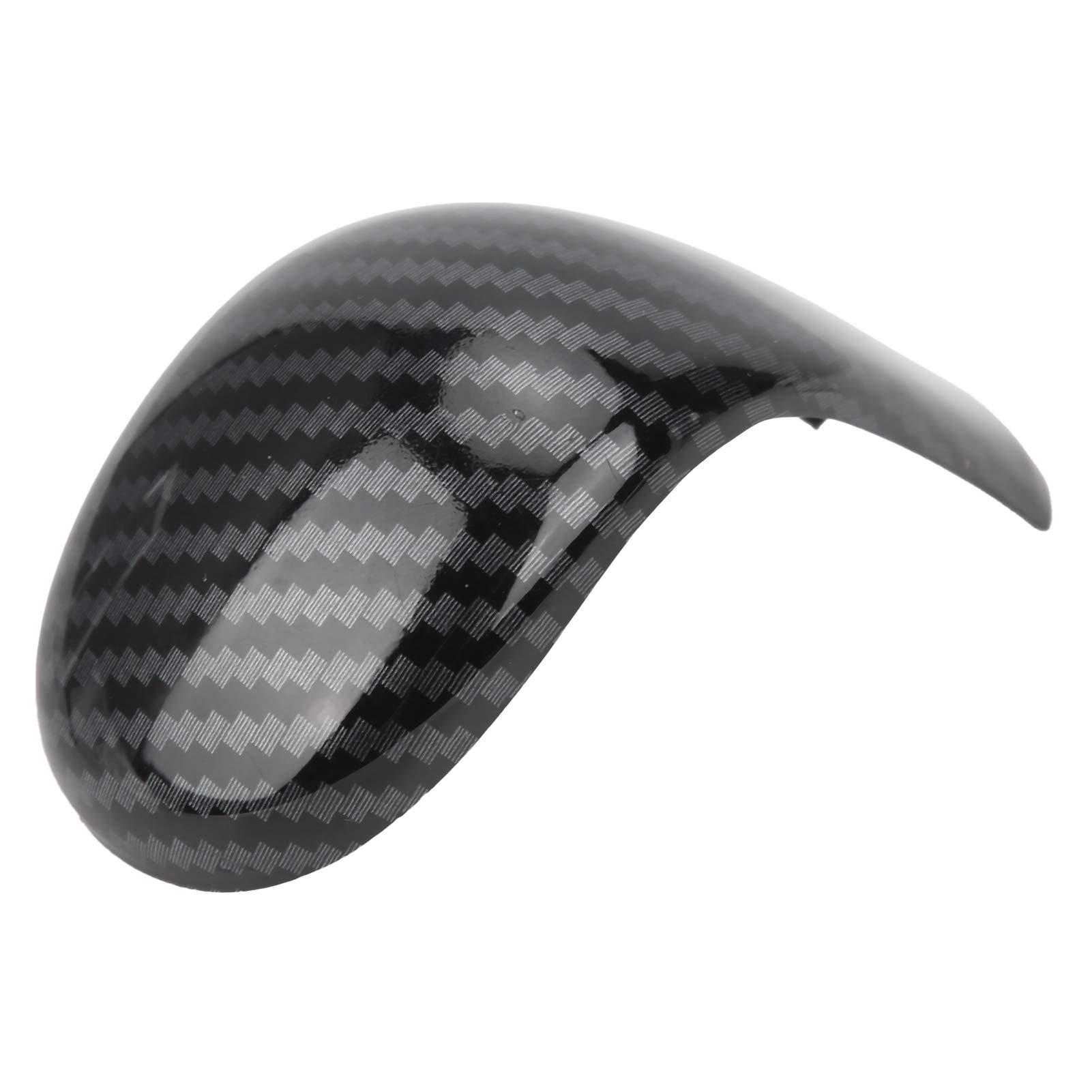Carbon Fiber Gear Shift Knob for Nissan Navara Frontier NP300 2015-2019 - Replacement Transmission Shifter Cover with Sticker | Upgrade Interior & Enhance Driving Experience