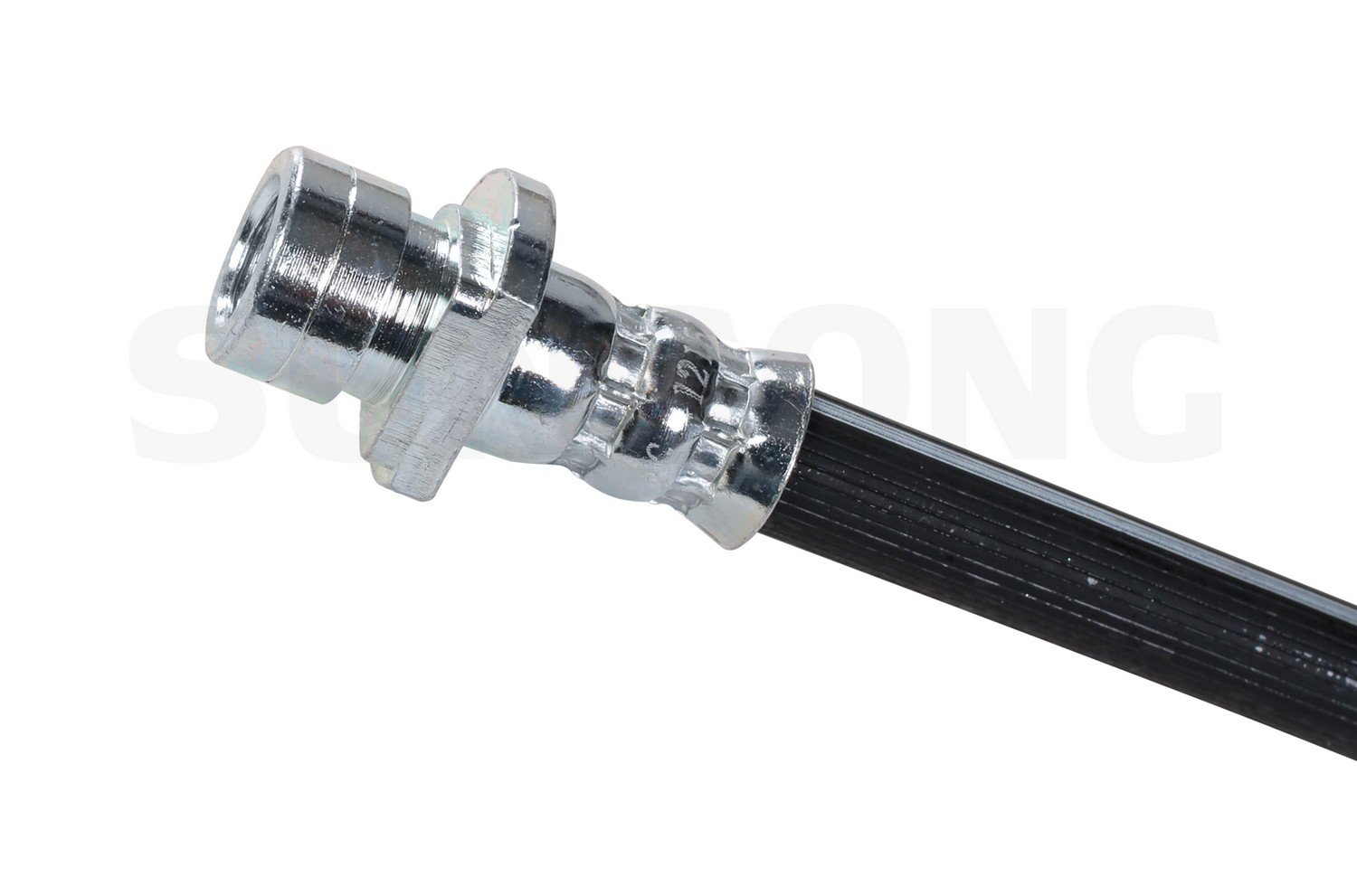 Sunsong 2204996 Brake Hydraulic Hose - High Performance Replacement Hose for Cars, Trucks & SUVs - Durable DOT Approved Brake Line for Safe Stopping Power - Ideal for Off-Roading, Towing & Daily Commuting