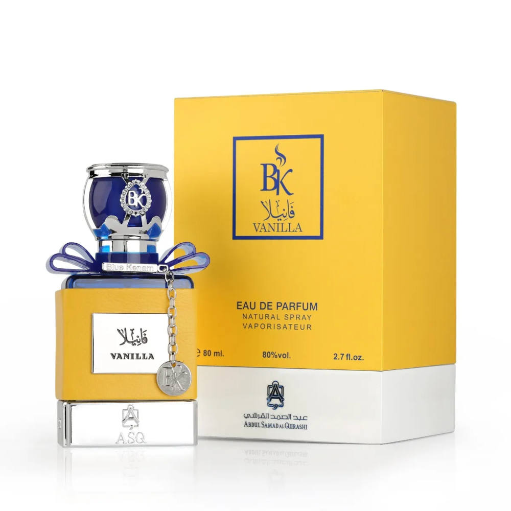 Blue Kannam Vanilla Eau de Parfum 80ml - Long-Lasting Floral Vanilla Perfume for Women, Day & Night Wear, Gift Idea