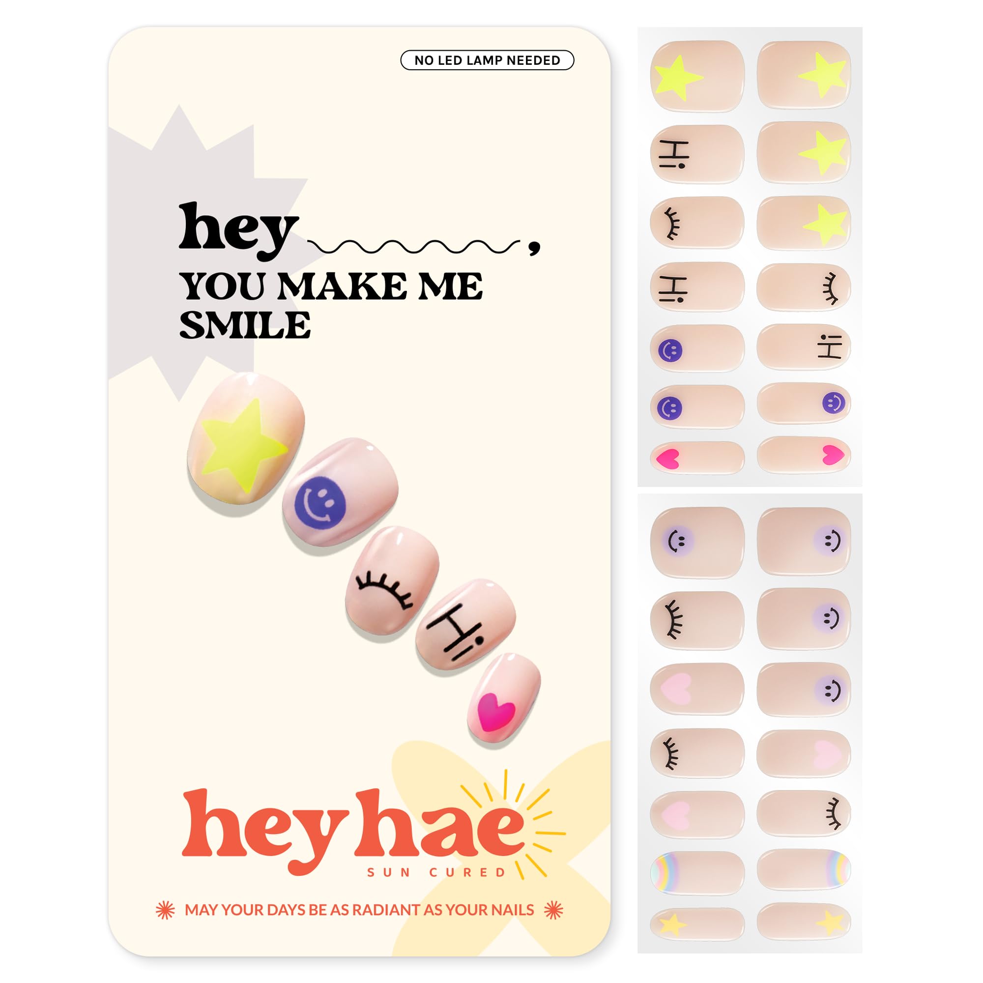 Semi Cured Gel Nail Strips Kit - No UV Light Needed, Spring Floral & Marble Pink Designs, Easy Application & Removal, Salon Quality Manicure at Home | Includes Prep Pads, Nail File & Wooden Stick | Perfect for Parties, Weddings, Date Nights & Everyday Wear