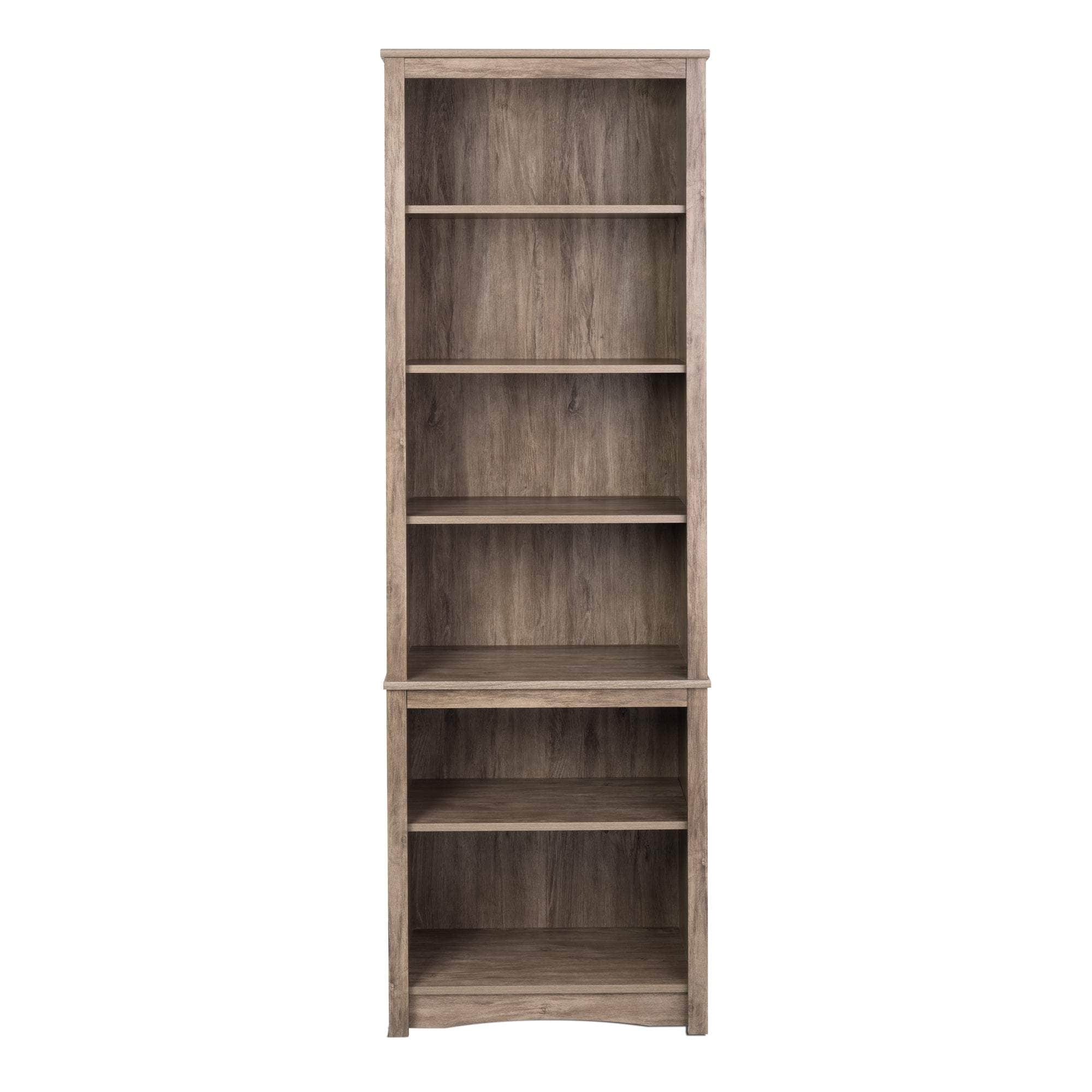 Tall Bookcase with Multiple Storage Options - Perfect for Home Office, Living Room & Bedroom Organization