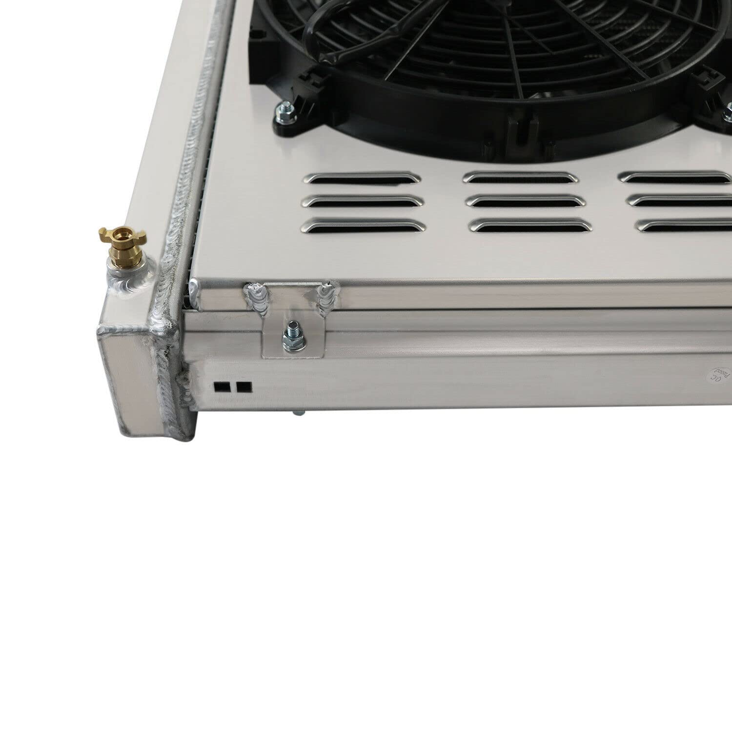 3 Row Aluminum Radiator with Dual 12