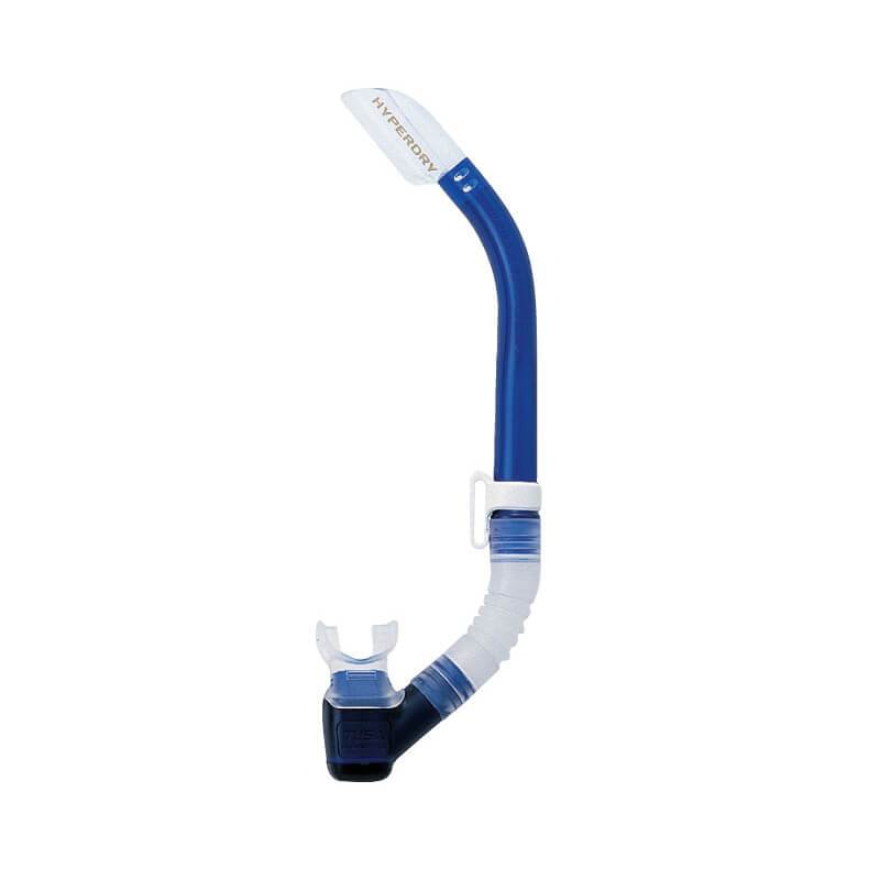Tusa Imprex II Hyperdry Snorkel - Comfortable Dry Top Snorkel for Adults - Perfect for Swimming, Snorkeling & Beach Vacations
