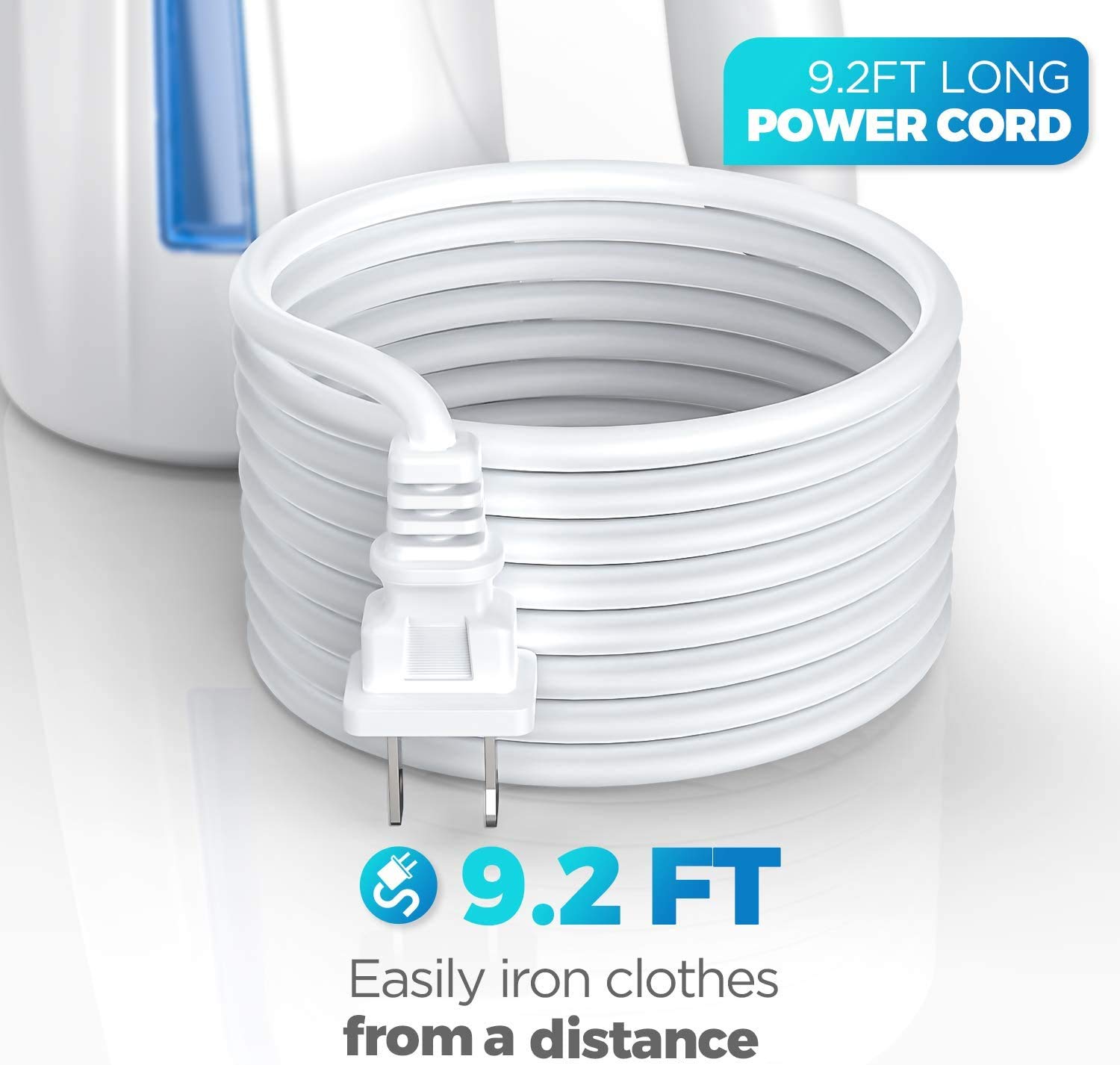 OGHom Handheld Garment Steamer 240ml - Portable Clothes Steamer & Wrinkle Remover for Travel, Home, and Office Use - Quick Heating Steam Iron for Shirts, Dresses, Suits (Model OGH-HL6)