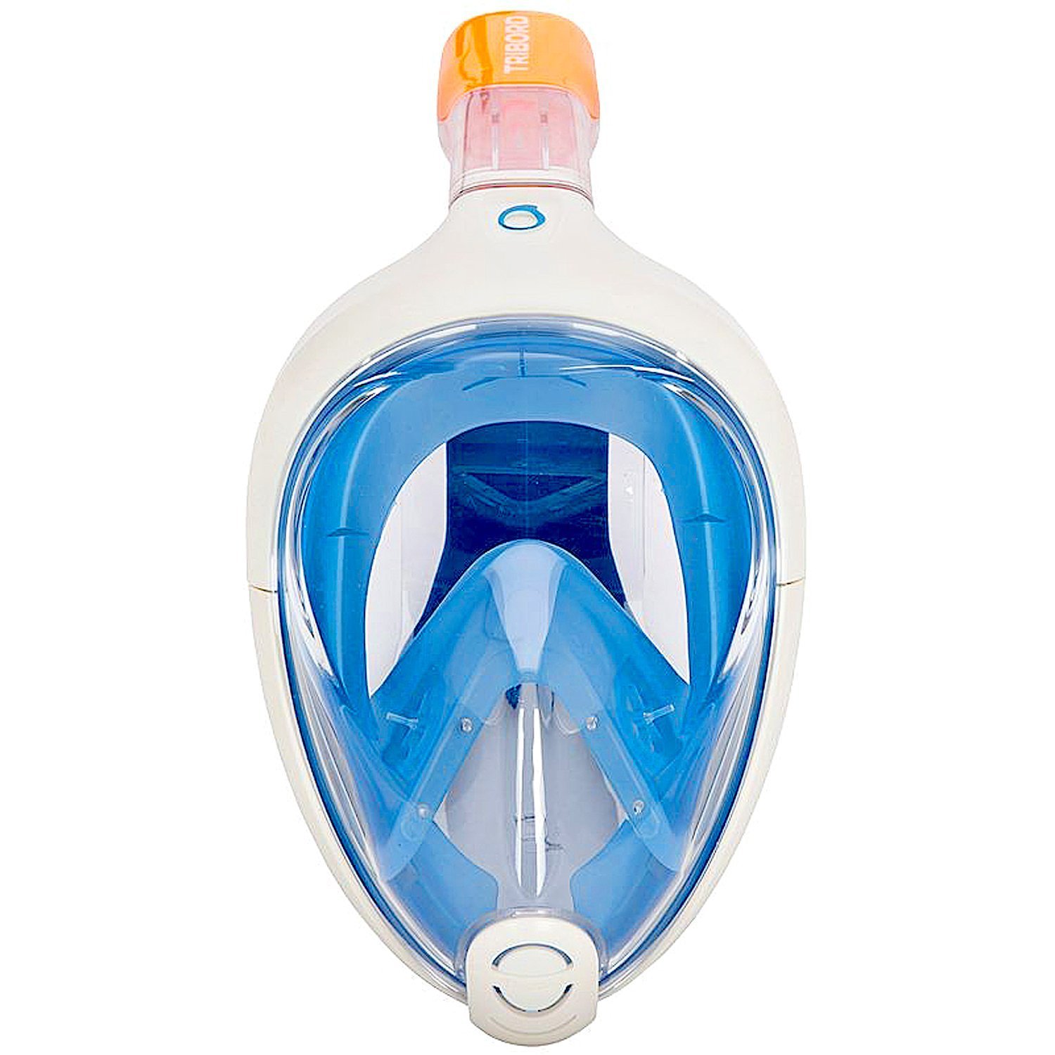 TRIBORD SUBEA EASYBREATH (2022) Full Face Snorkel Mask - Anti-Fog Design with Secure Lock, Free Replacement Ring & Camera Mount - for Adults & Kids - Perfect for Ocean Swimming, Snorkeling Adventures & Underwater Photography