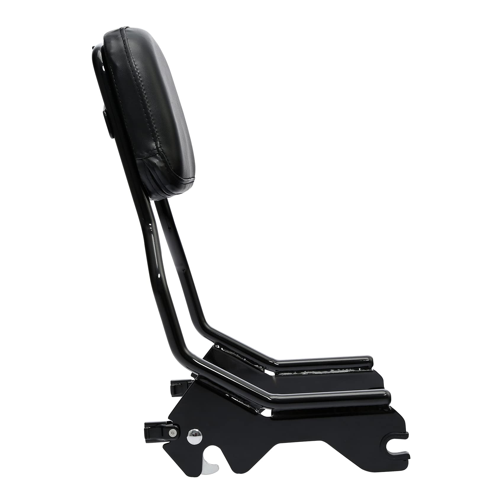 TCT-MOTORPARTS Upright Sissy Bar Backrest for Harley Sport Glide, Low Rider S, FXLR, FXLRS, FLSB (2018-2025) - Comfortable Rear Support for Long Rides & Passenger Safety