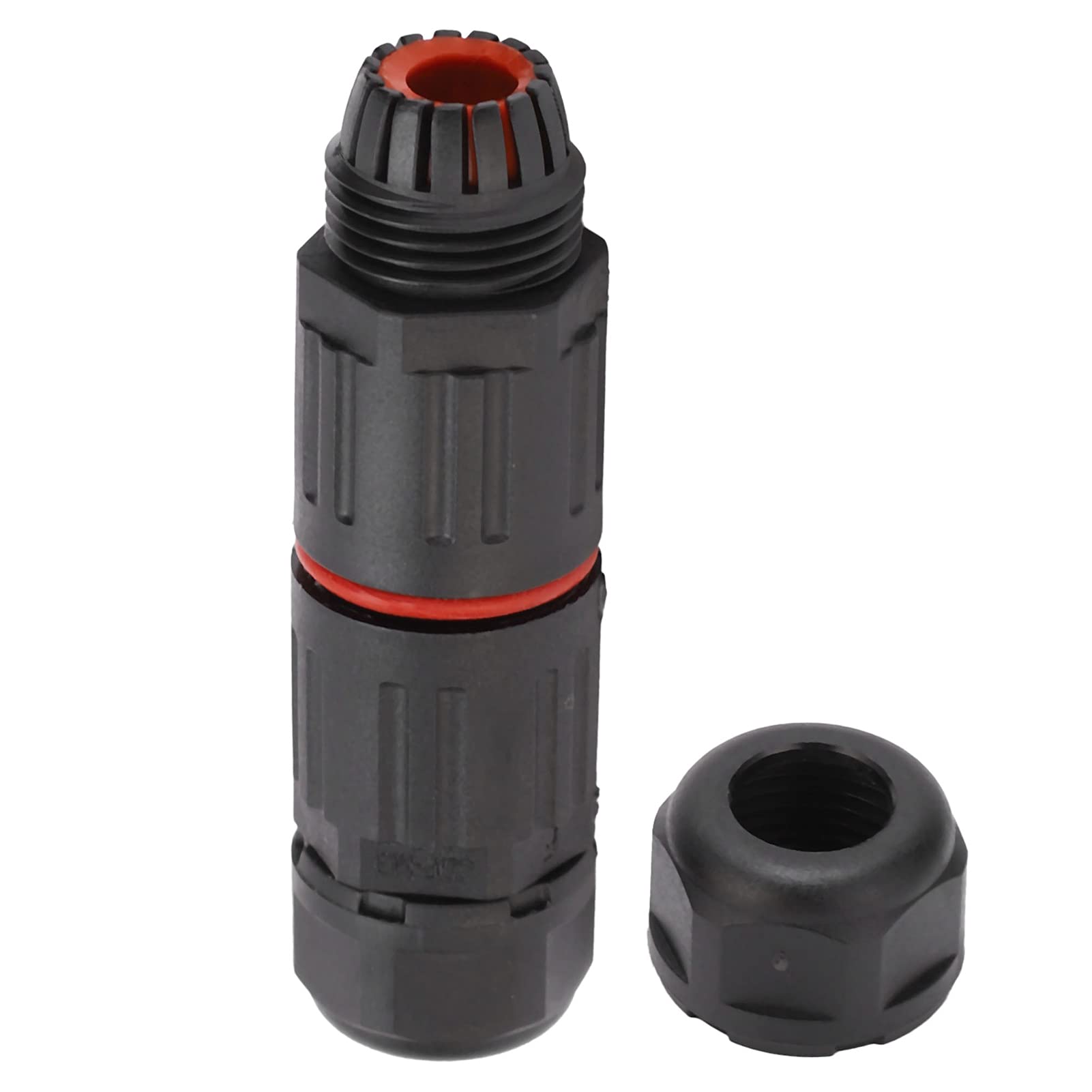 Waterproof Cable Connector - CDFM3 IP68 PA66 Flame Retardant, Cable to Cable Junction Box, Outdoor Lamp Accessory for Garden, Patio & Landscape Lighting