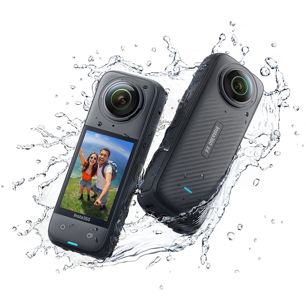 Insta360 X4 Waterproof 8K 360 Action Camera - 5.7K 60fps, FlowState Stabilization, AI Editing - Perfect for Vlogging, Travel, and Extreme Sports Adventures