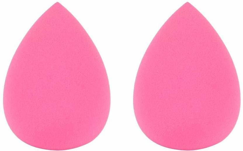 Professional Makeup Sponge Blender - 2 Pack Pink Beauty Sponge for Flawless Face Makeup